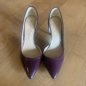 6 Jessica Simpson Prizma D’Orsay Patent Heel